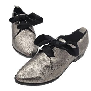 Anthropologie Kelsi Dagger Women's Smoke Lace Up Brooklyn Oxford Shoes Size 6.5